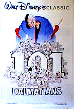 Disney's 101 Dalmatians Movie Poster