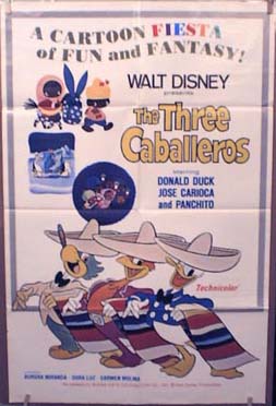 Disney's The Three Caballeros Poster