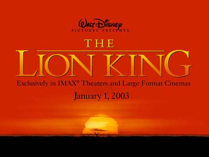 The Lion King IMAX